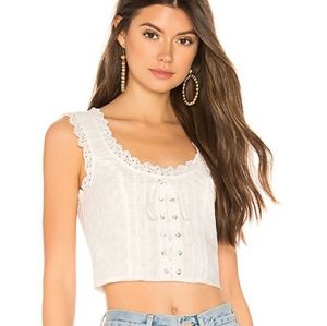 Superdown lace tank